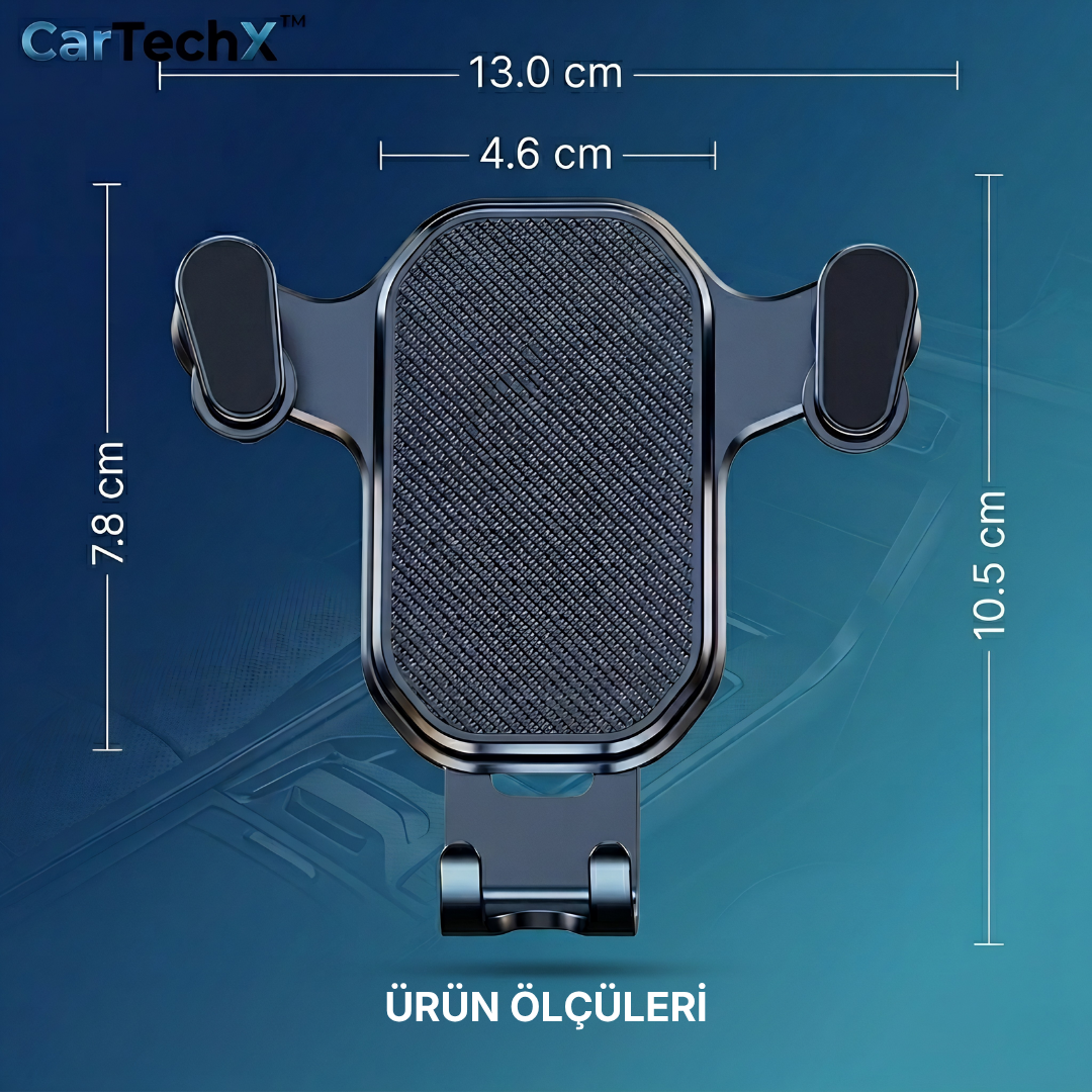 CarTechX™ Kancalı Araç İçi Telefon Tutucu