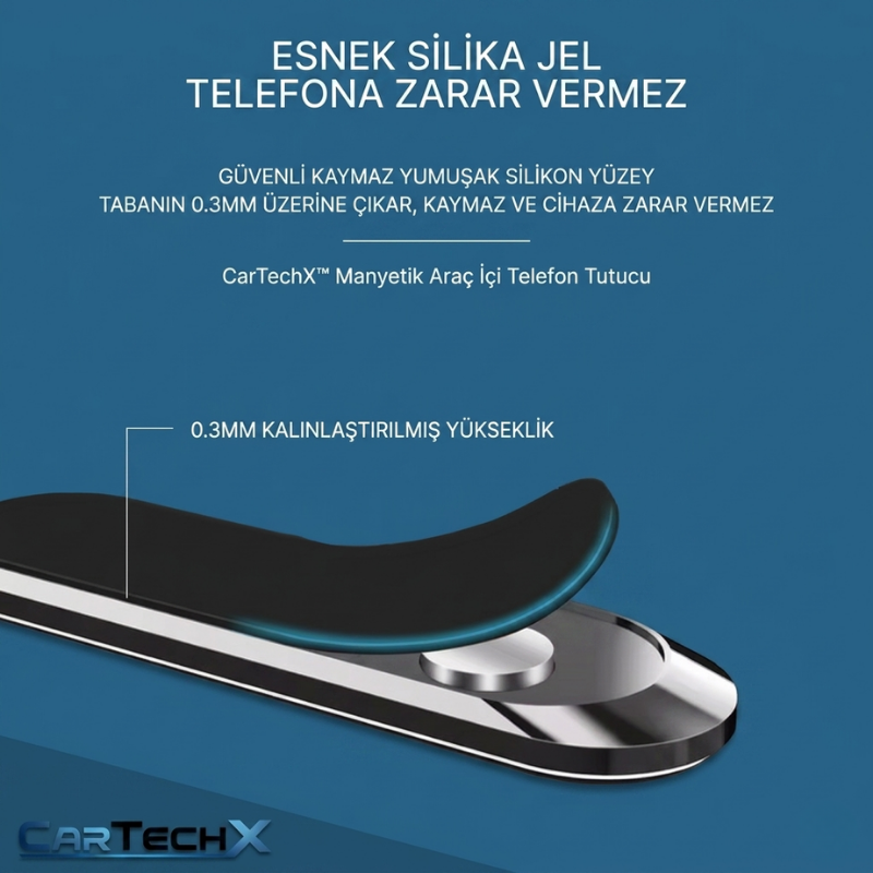 CarTechX™ Manyetik Araç İçi Telefon Tutucu