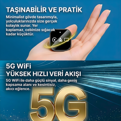 CarTechX™ 4’ü 1 Arada Ekran Yansıtmalı Kablosuz CarPlay&Android Auto Adaptörü