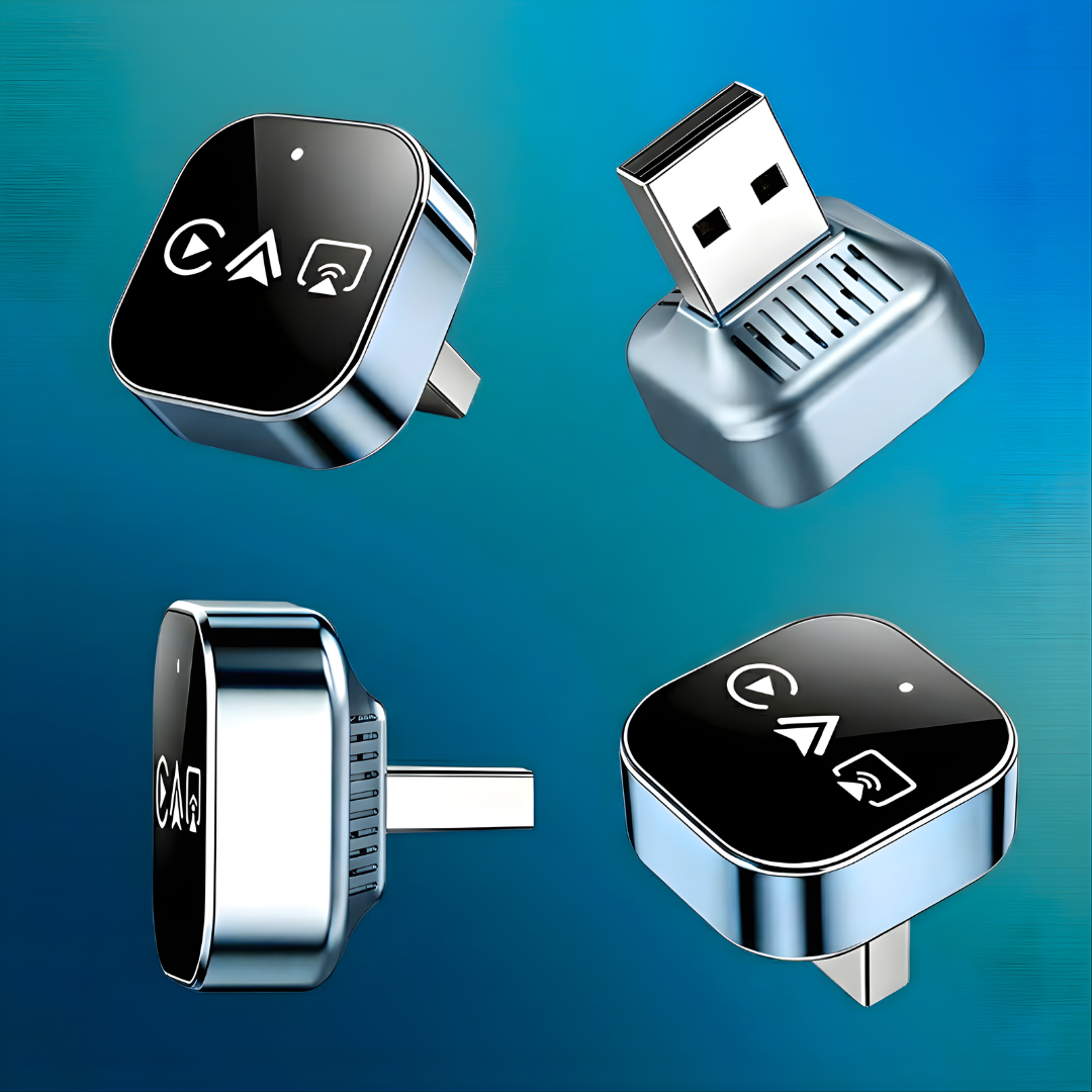 CarTechX™ 4’ü 1 Arada Ekran Yansıtmalı Kablosuz CarPlay&Android Auto Adaptörü