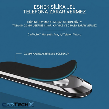 CarTechX™ Manyetik Araç İçi Telefon Tutucu