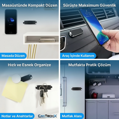 CarTechX™ Manyetik Araç İçi Telefon Tutucu