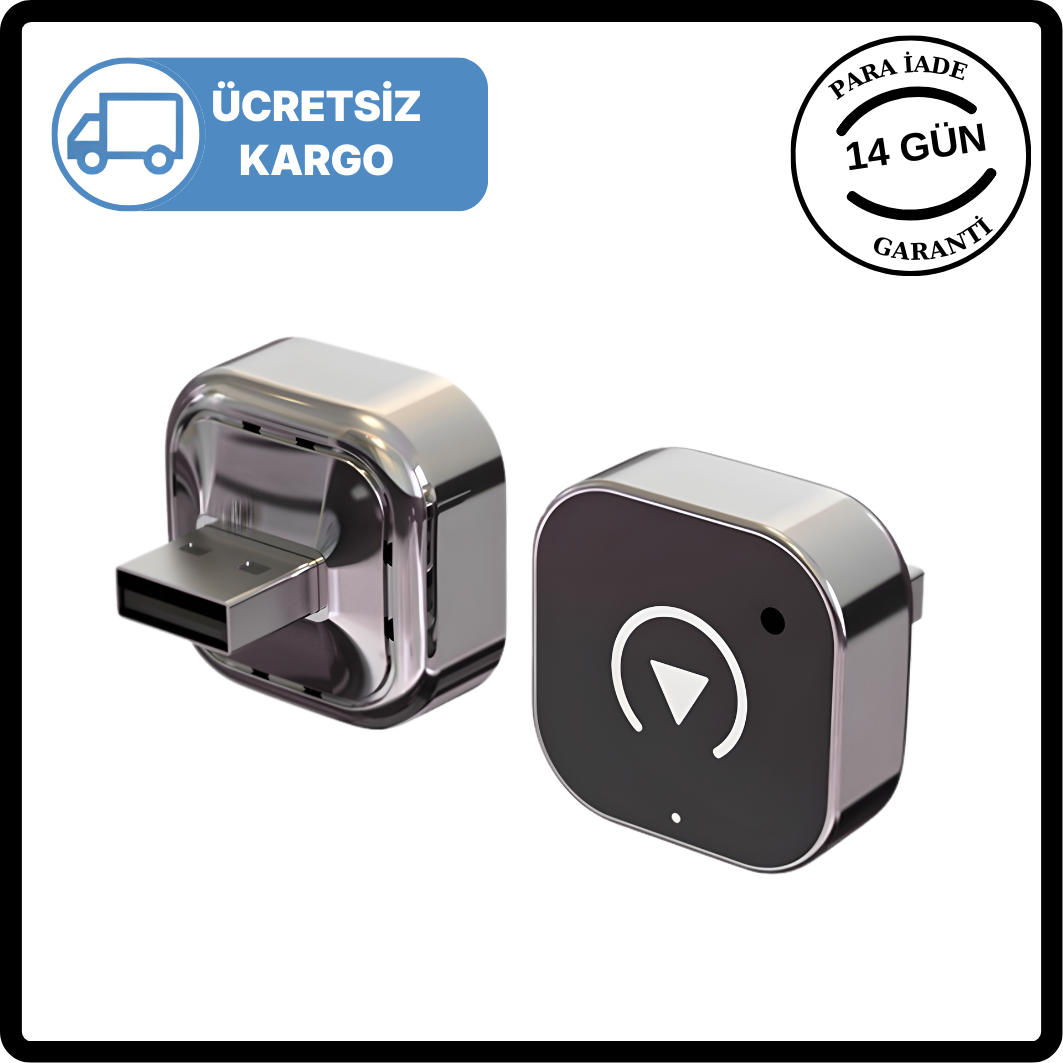 CarTechX iPhone/Android için Kablosuz CarPlay Adaptörü